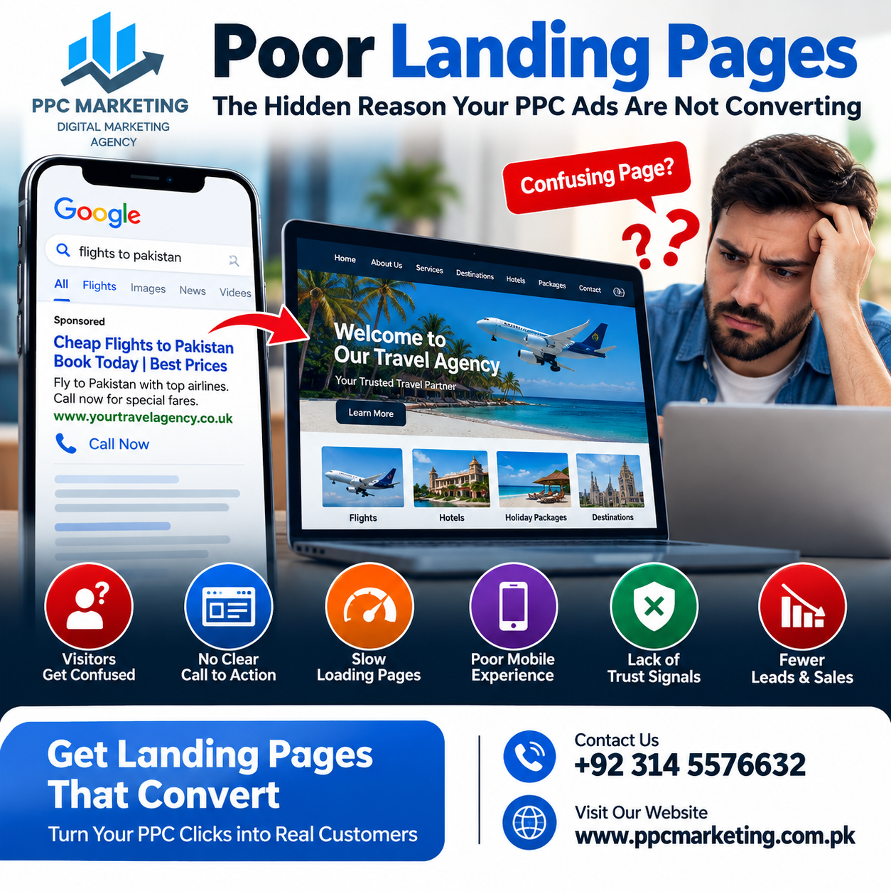 Poor Landing Pages: The Hidden Reason Your PPC Ads Are Not Converting